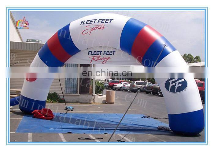 Customized inflatable finish line arch for sport race,outdoor running inflatable archways for advertising to sale