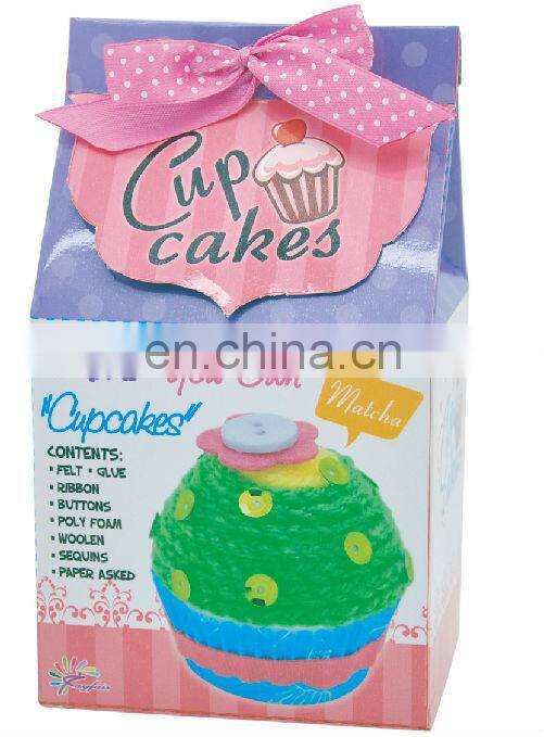 DIY Cup Cake Sewing Kit for kids
