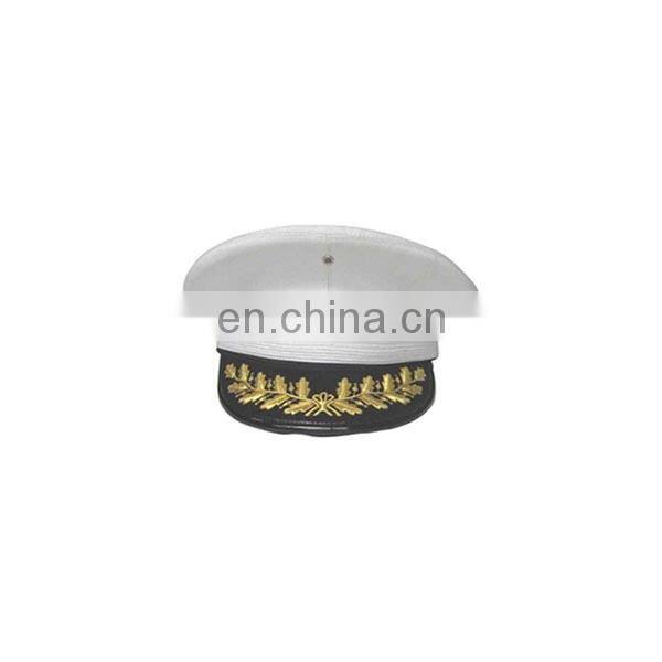 white captain hat