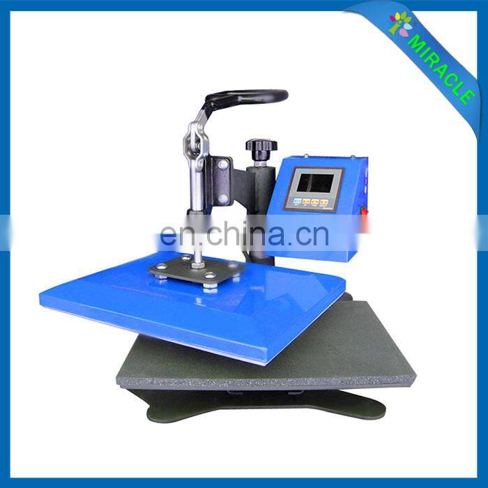 Swing away A4 size customized t-shirt printing heat press machine prices