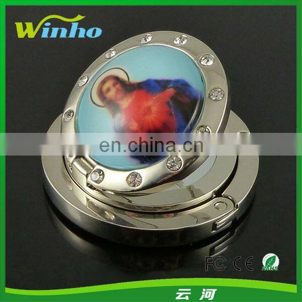 Floral Cartoon Purse hangers With Mirror