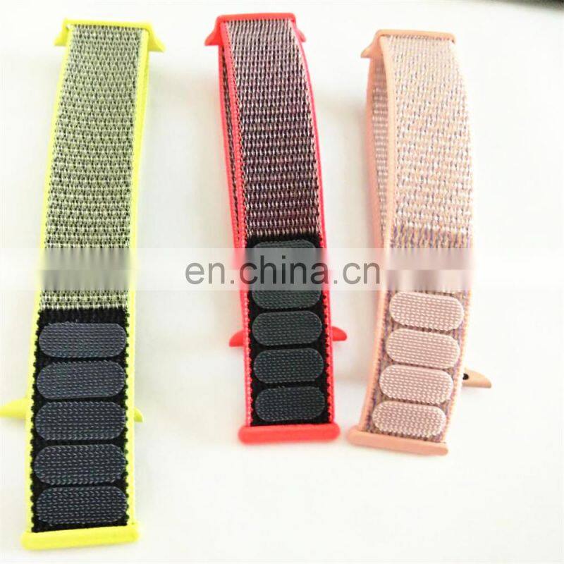 Factory OEM New Nylon Loops Watch Band Sports woven nylon Strap 38Mm 42Mm