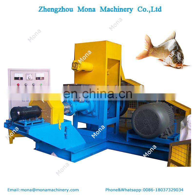 Hot sale automatic dog/cat food machine/double screw fish feed machine