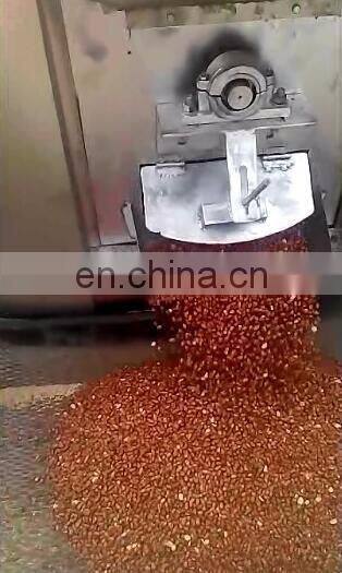 industrial electric peanut roaster gas heating nut groundnut roasting machine 200kg/h