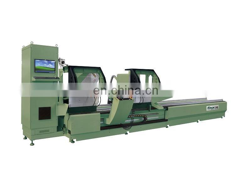 Aluminum Profiles Smart Schneider System with Any Angle CNC Control Double Mitre Saw