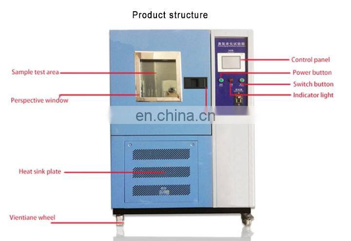 Dynamic ozone cycling rubber aging test machine laboratory equipment