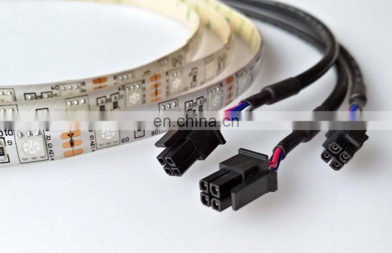 GRILIGHT 12V grb 4 pin MOLEX JST TE connector cable custom length led strip