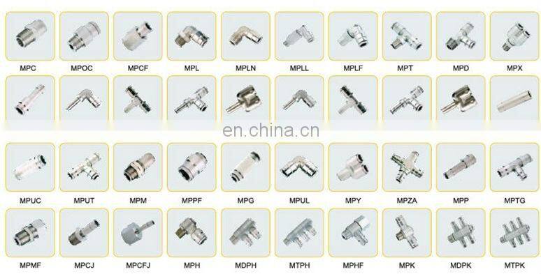 PZA Pneumatic Push-in Speed Controller One Touch Fitting