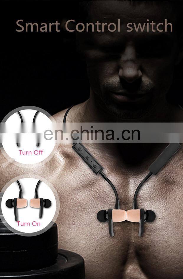 2019 New Wood Bluetooths Headphone Neckband Bluetooths Headphones Running Headphones