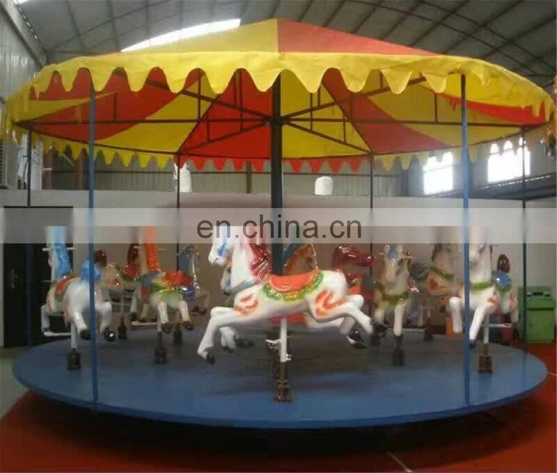 portable amusement ride carousel merry used rides with trailer
