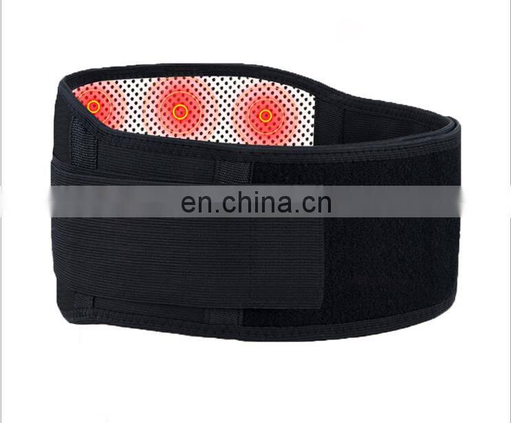 Best sell Tourmaline self-heating adjustable waist protection back support belt