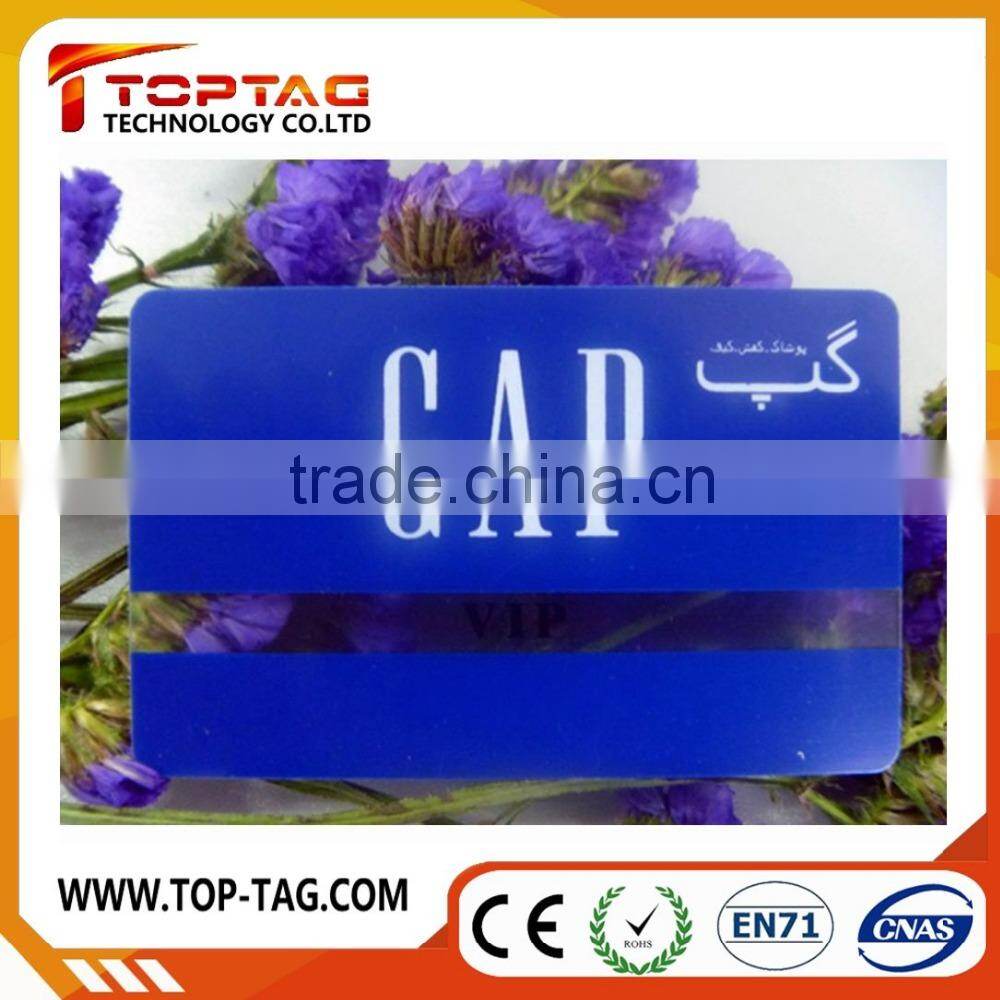 Full color inkjet plastic transparent pvc business card / pvc card printing