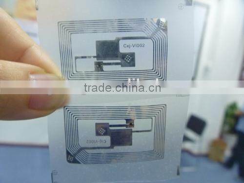 RFID Wet / Dry UHF Inlay For Pvc Cards Making