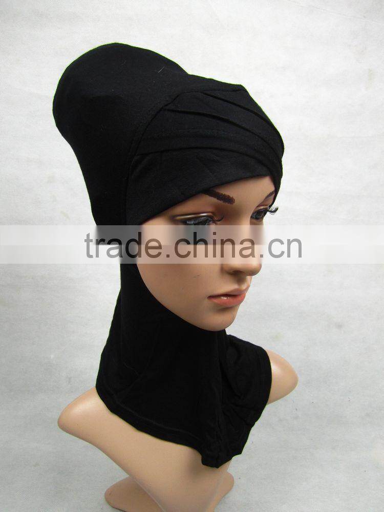 U103 NEW 2014 neck cover cotton ruffle ninja,muslim underscarf