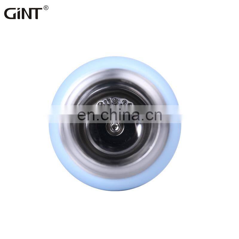 New Design Vacuum flask Cute color one touch open lid Customer Color Pop-up Button Double Wall Stainless Steel Water Bottle