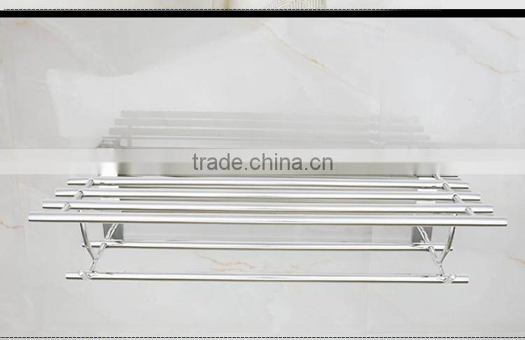 Wesda stainless steel and alloy bathroom towel shelf & clothes shelf A088