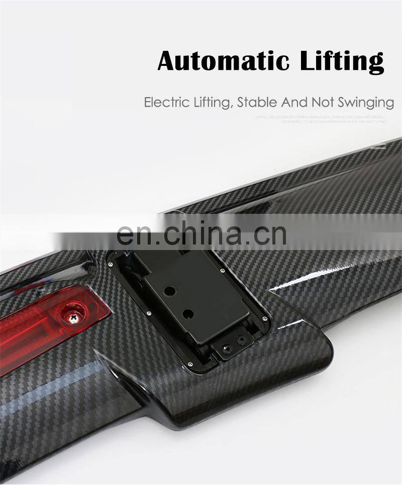 Large Inventory Gloss Carbon Fiber ABS Brake Light Electric Car Spoiler Rear Trunk Spoiler For Citroen C5 2010-2022