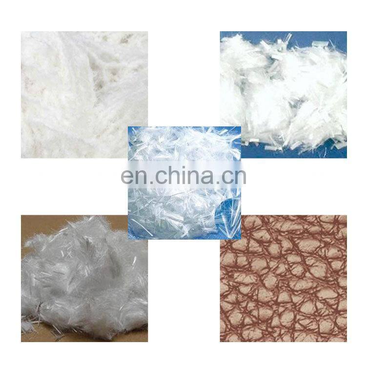 Round knife hydraulic fiber cloth cutter and recycling machine for sale