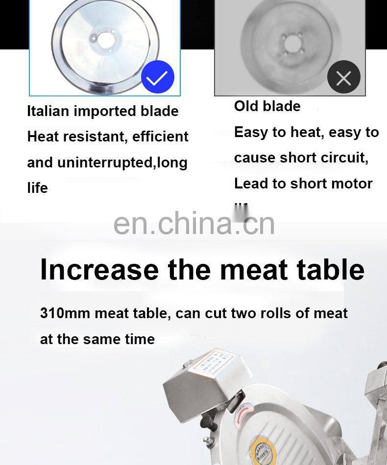Desktop automatic meat slicer meat slice frozen meat slicer mutton roll flaker