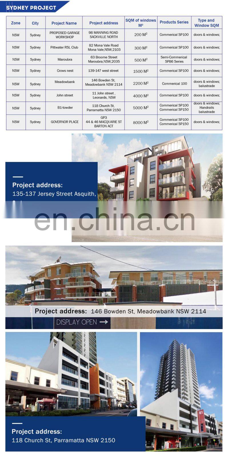 Superhouse Economical exterior aluminium louver swing out door