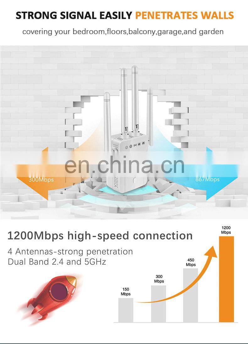 SDS1261 ALLINGE 300Mbps Through the Wall Repeater WiFi Repeater Signal Amplifier Routing Network Expansion Enhancer