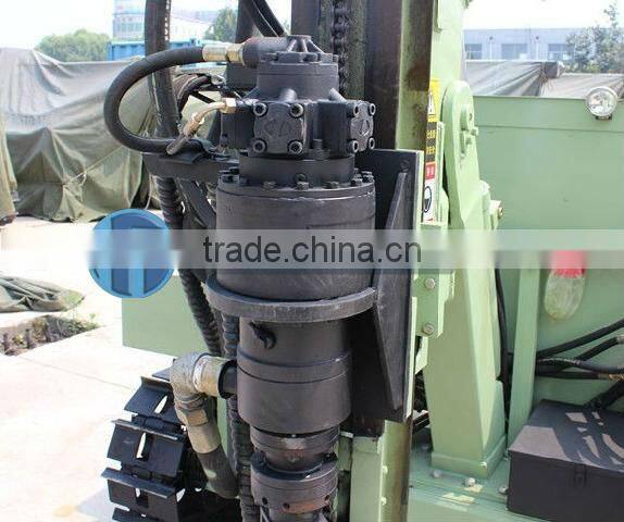HF100YA2 bore hole drilling rig, small crawler type DTH hammer drilling rig