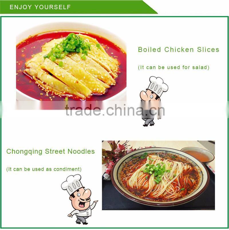 2.5kg cooking use Rich spicy Flavour red chili seasoning oil