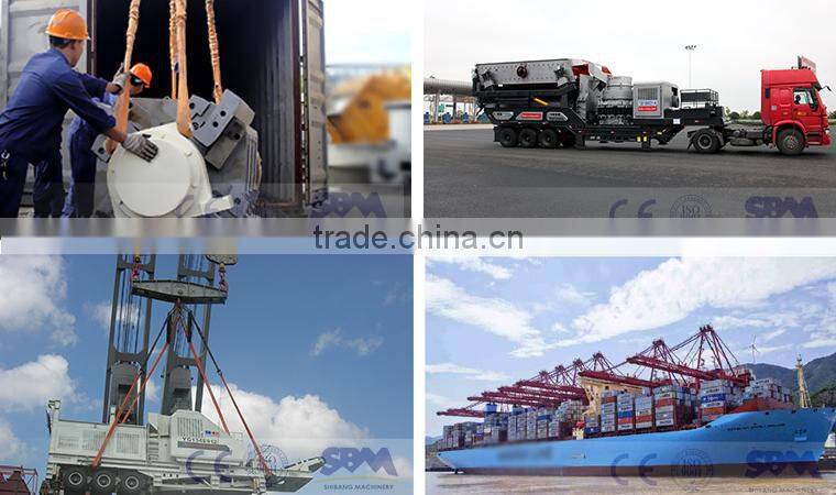 High quality rubber flat belt conveyor price used in quarry