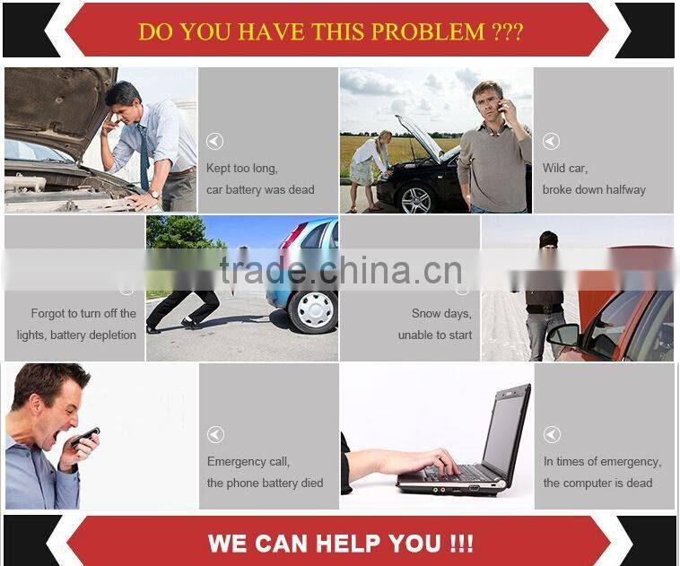 AGA 20,000mAh multi-function car jump starter power bank with smart cable for all 12v vehicle