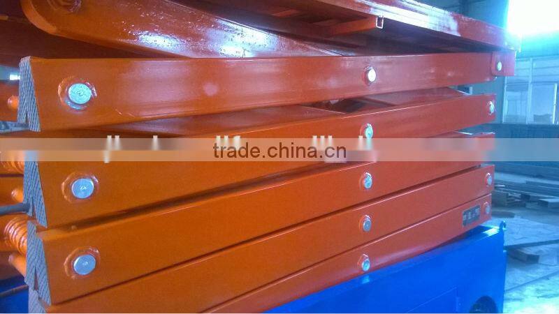 China 4-12m Vehicle mounted elevating platform scissor lift with CE