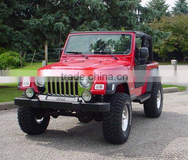 car chrome front grille for Jeep Wrangler Sahara(07-13)