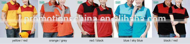 custom cotton promotion 2-color workwear polo shirt