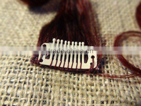 Best Quality Red Color Remy Clip In Hair Extension