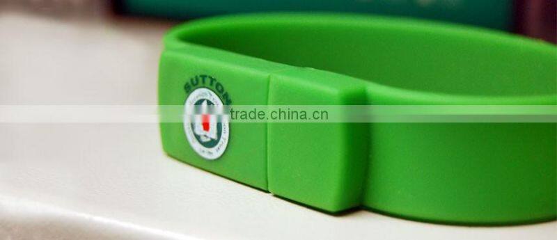 wrist bracelet flash drive silicone usb 8gb