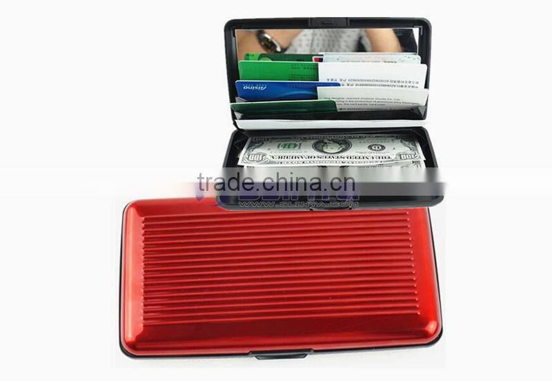 IPX4 Waterproof RFID Credit Cards IC Card Aluminum Name Card Wallet