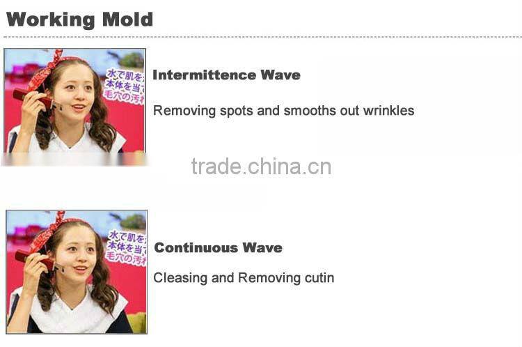 Handheld stainless steel skin scrubber electric facial scrubber