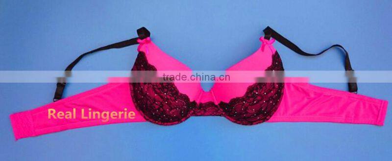Sexy Plus Size Underwear Set, Microfiber Bra Set