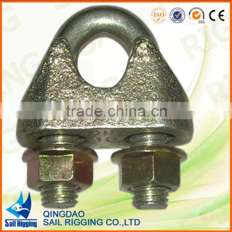 zin plated din1142 wire rope clip