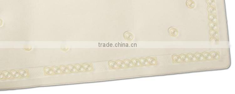 PM1811 2014 China Cheap Anti-slip Duck Cartoon PVC Baby Bath Mat with Non-slip Cups