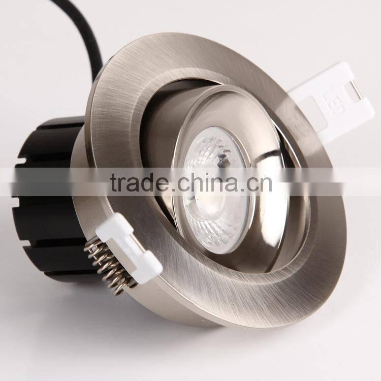 chrome COB ceiling lights IP40 11W 750LM smart dimmable CRI85/95 CE SAA C-tick approved
