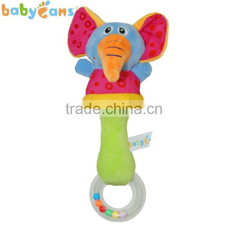 Babyfans Loveable Animal Shape Baby Toys Of Plush Teether Rattle Baby Toys