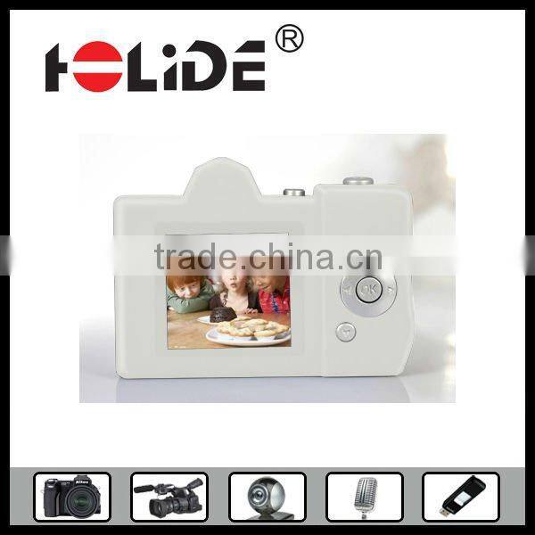 300k mini photo cameras with TF card and Rubber shell DC30ES