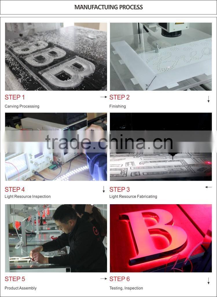 led acrylic exit sign top quality acrylic led lighting letter