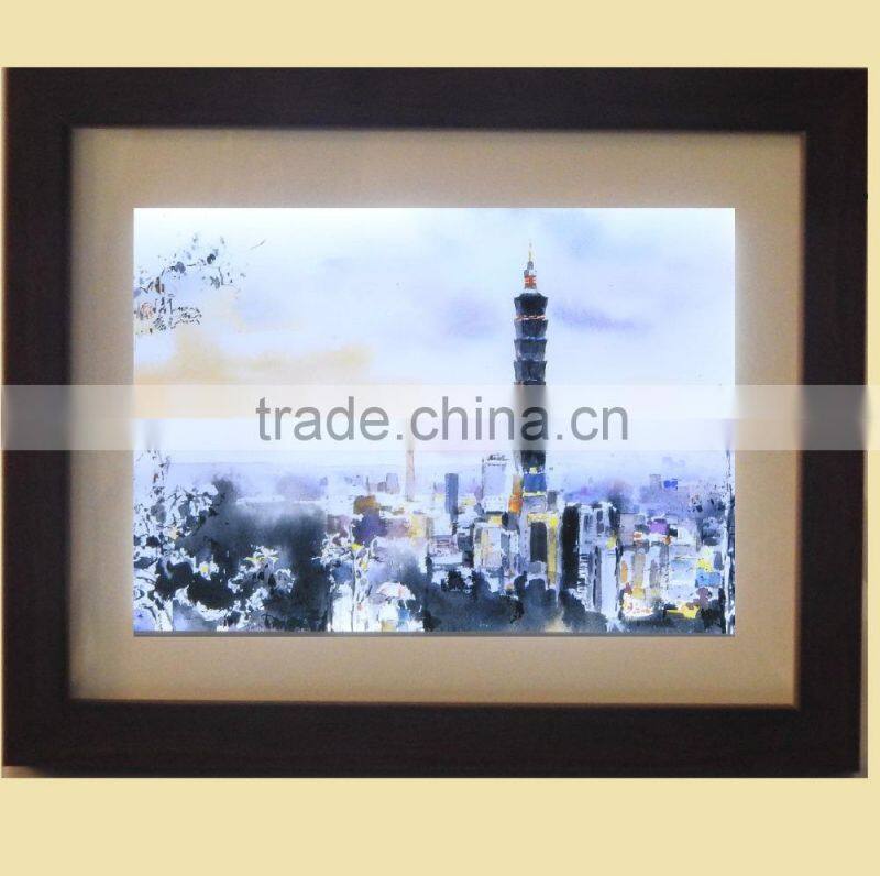 MICROSTONE design for USB input DC 5V support color frame night light