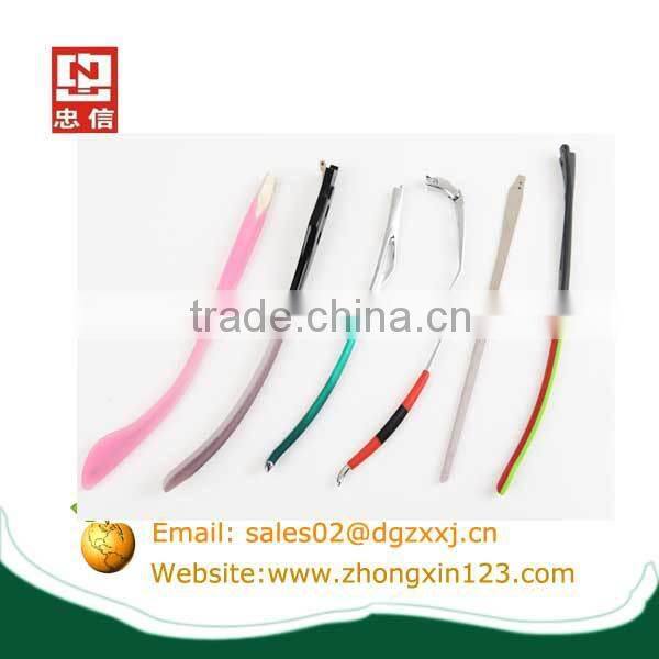 Gradient color silicone temple tips for glasses
