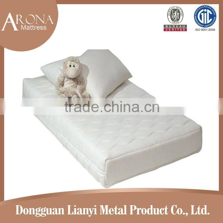 ventilate comfort environmental protection natural color cotton latex crib baby mattress