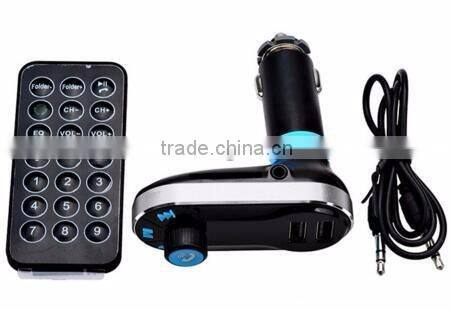 Good Quality Wireless Bluetooth FM Transmitter MP3 Player Car Kit Charger for Samsung