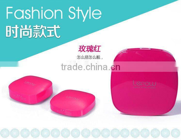 6000mAh Power Bank, Double Output Ports Power Charger for Mobile Devices, for Cell Phones/MP3/MP4