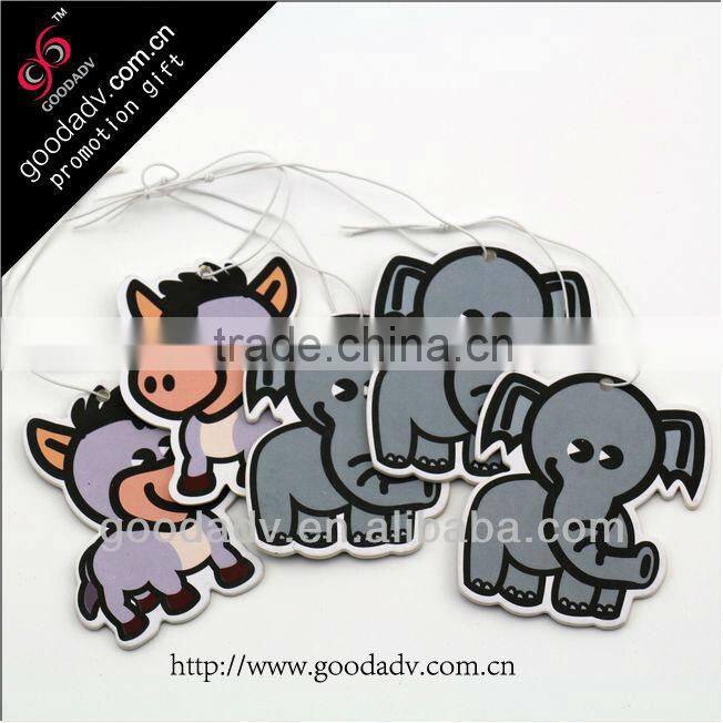 Wholesale butterfly-shaped paper car air freshner for car