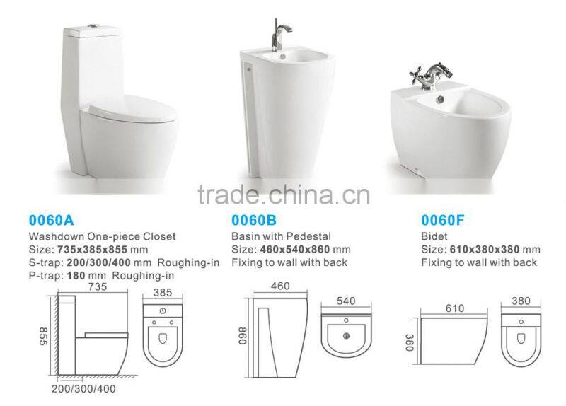 Chaozhou Ceramic Toilet sanitary ware bathroom toilet set